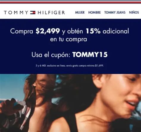 cupon descuento tommy hilfiger